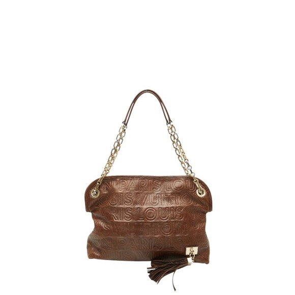 Louis Vuitton Handbags - LOUIS VUITTON Brown Leather Bag
